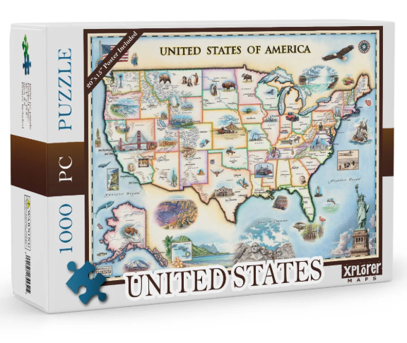 United States 1000pc Puzzle