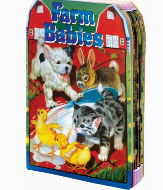Farm Babies Vintage Kids Book