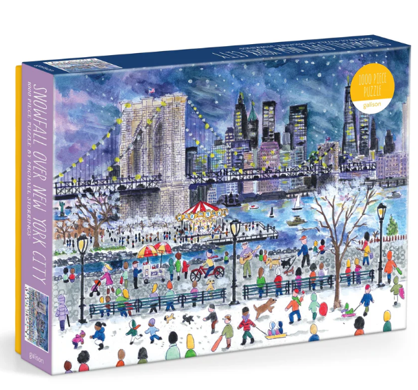 Snowfall NYC Puzzle by Michael Storrings 1000pc