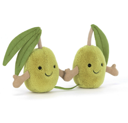 Amuseable Pair of Olives by Jellycat