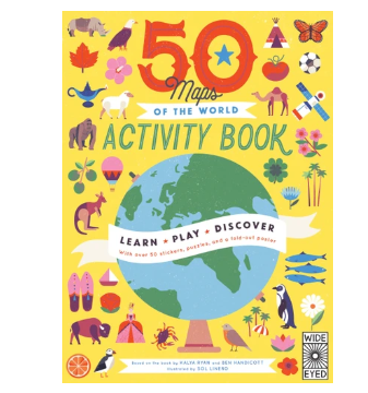 50 Maps of the World Activity Book