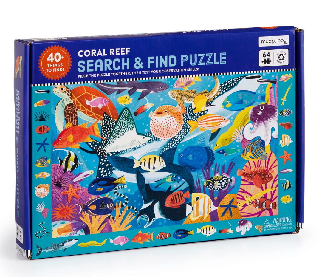 Coral Reef 64 Piece Search & Find Puzzle
