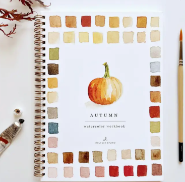 Autumn Watercolor Workbook