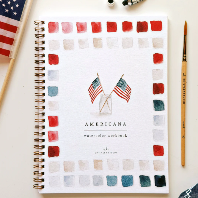 Americana Emily Lex Watercolor Workbook