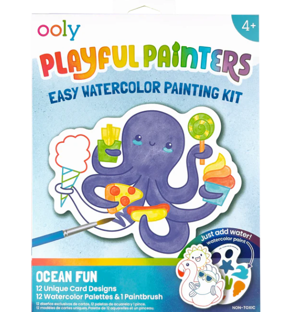 Playful Painters Easy Watercolor Painting Kit