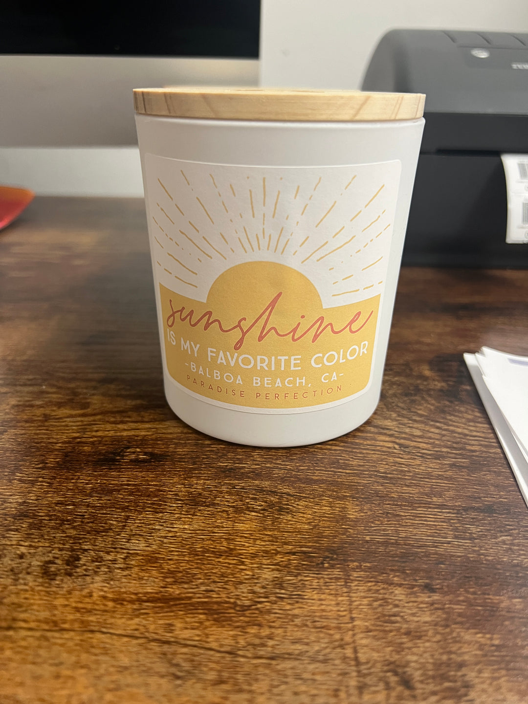 Sunshine Balboa Island Candle 