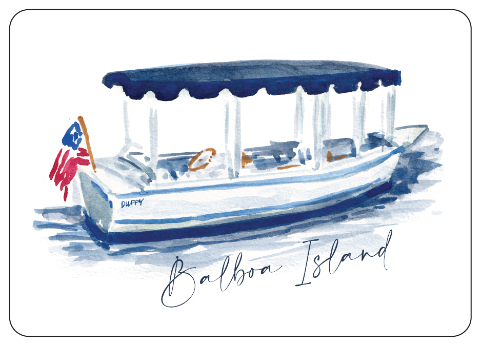 Balboa Island Duffy Postcard