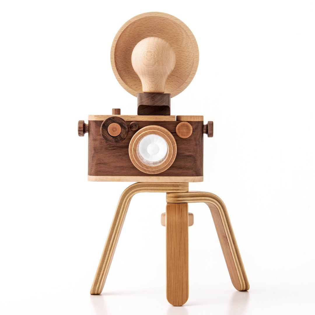 35MM Wood Toy Camera Idea Set /walnut