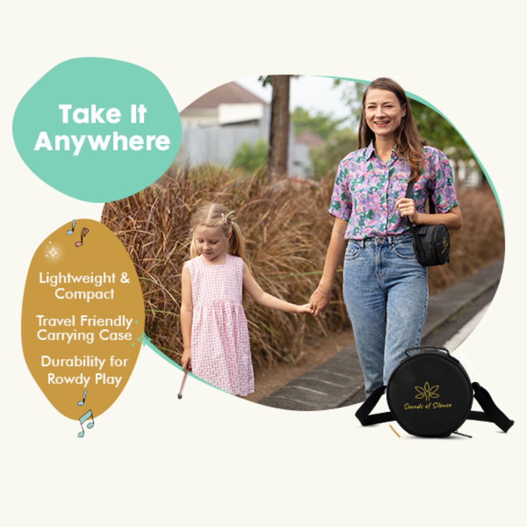 Magic Calm Drum Steel Tongue Drum, Songbook And Storybook