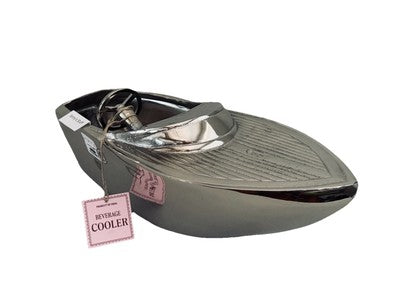 Cassis Champagne Cooler Boat Silver