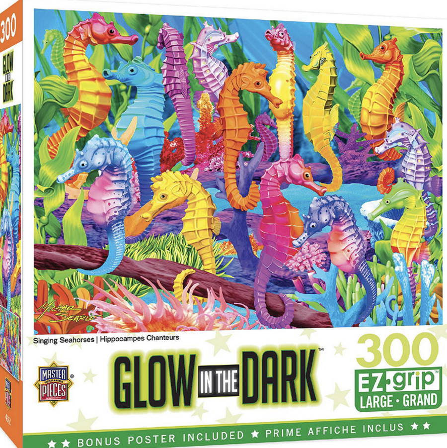 Glow in the Dark Singing Seahorses 300pc