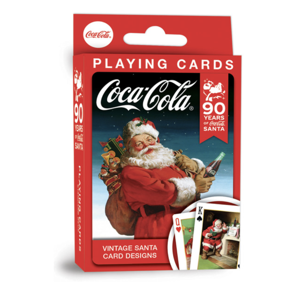 Vintage Santa Playing Cards Coca Cola