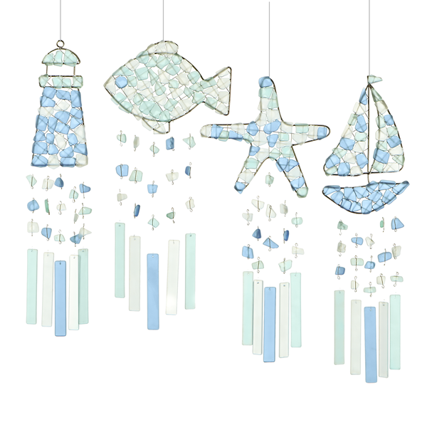 sea glass wind chimes