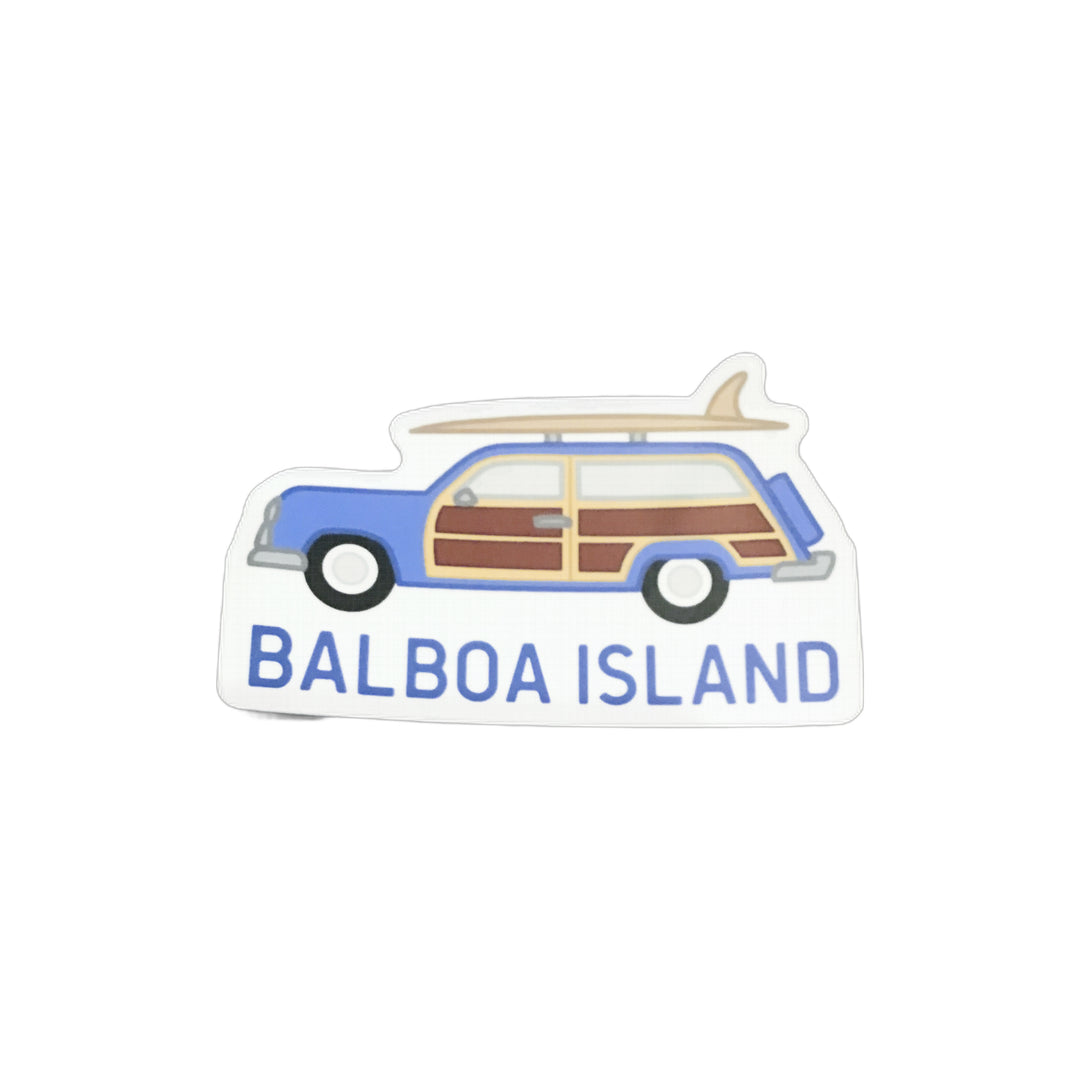 Woody Sticker Balboa Island