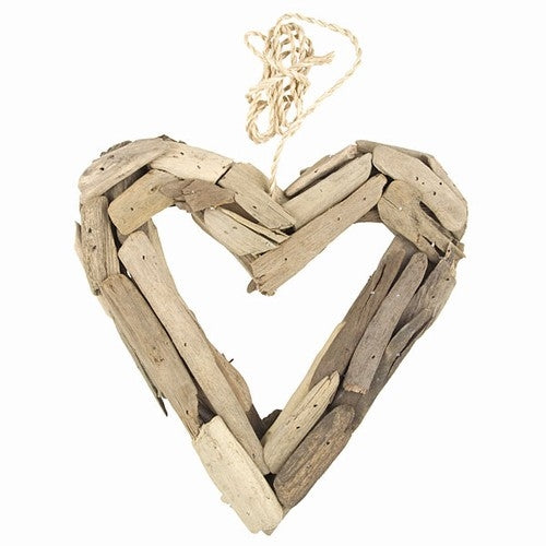 Driftwood Open Heart Small