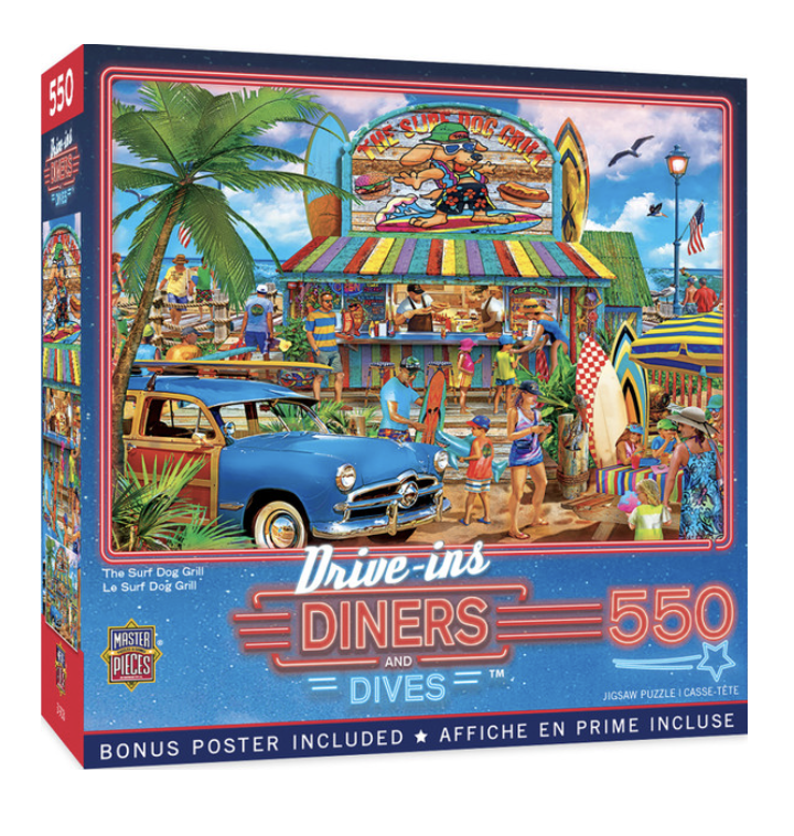 Drive-Ins Diners and Dives Puzzle 550 pc.