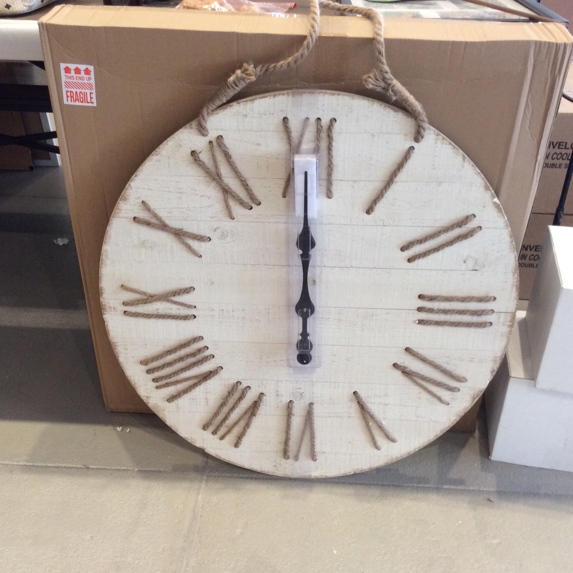 Wall hanging rope clock 65% off Sale – Balboa Island Museum