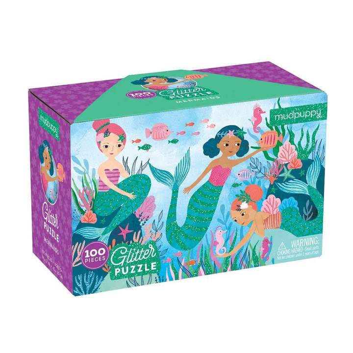 Mermaids 100 Piece Glitter Puzzle