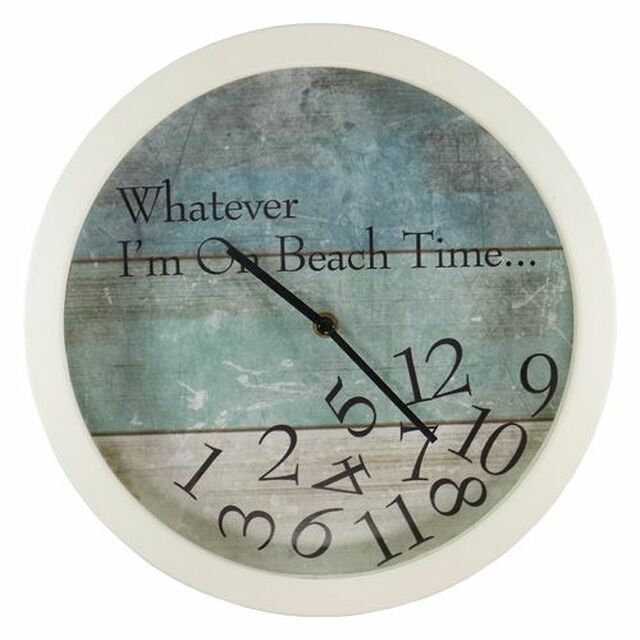 Beach Time Clock "Whatever I'm on Beach Time"